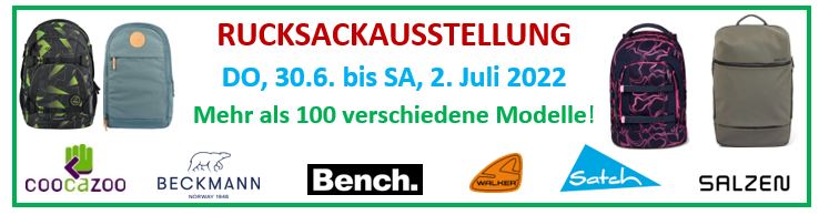 RUCKSACKAUSSTELLUNG 30. Juni bis 2. Juli 2022