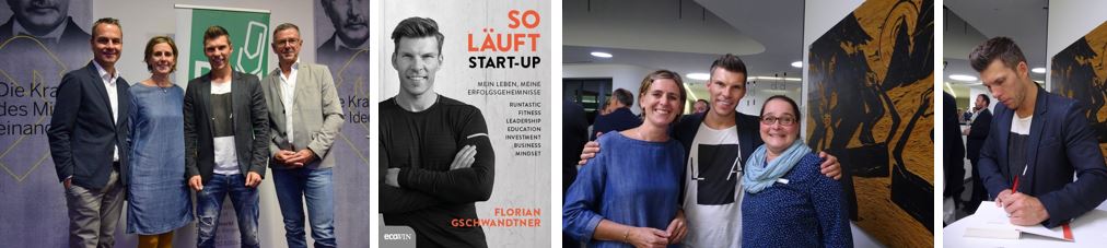 Buchpräsentation mit „Mister Runtastic“ Florian Gschwandtner – Sep 2018