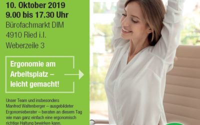 Ergonomietag – Oktober 2019