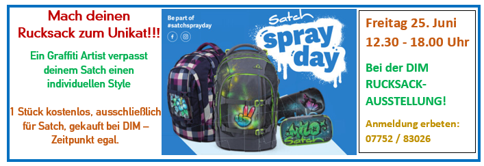 RÜCKBLICK Satch Sprayday – Juni 2021
