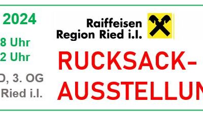 RUCKSACKAUSSTELLUNG 26. bis 28. Juni 2025