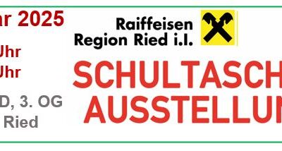 Schultaschenausstellung RIED 2025